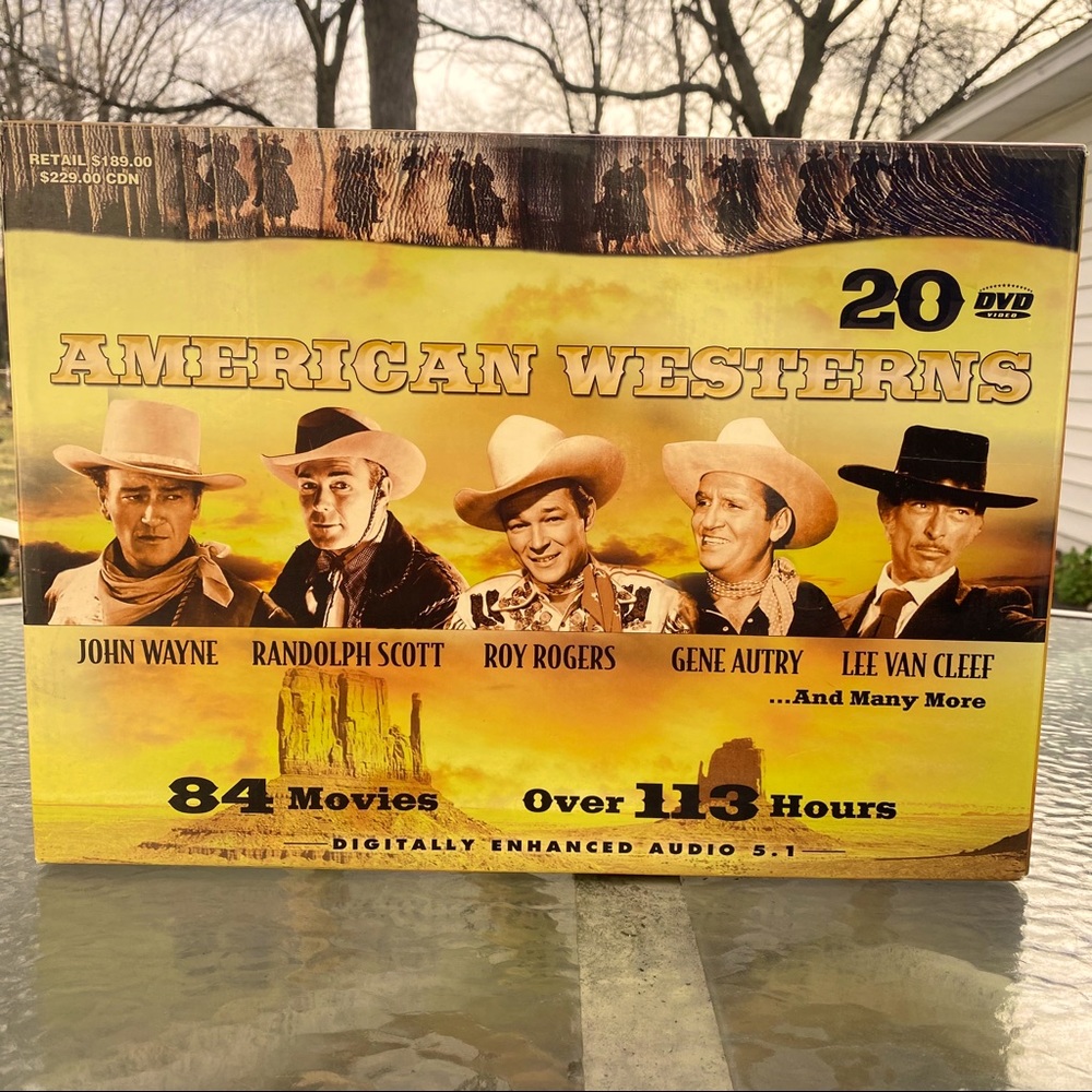 20 American Western DVD’s